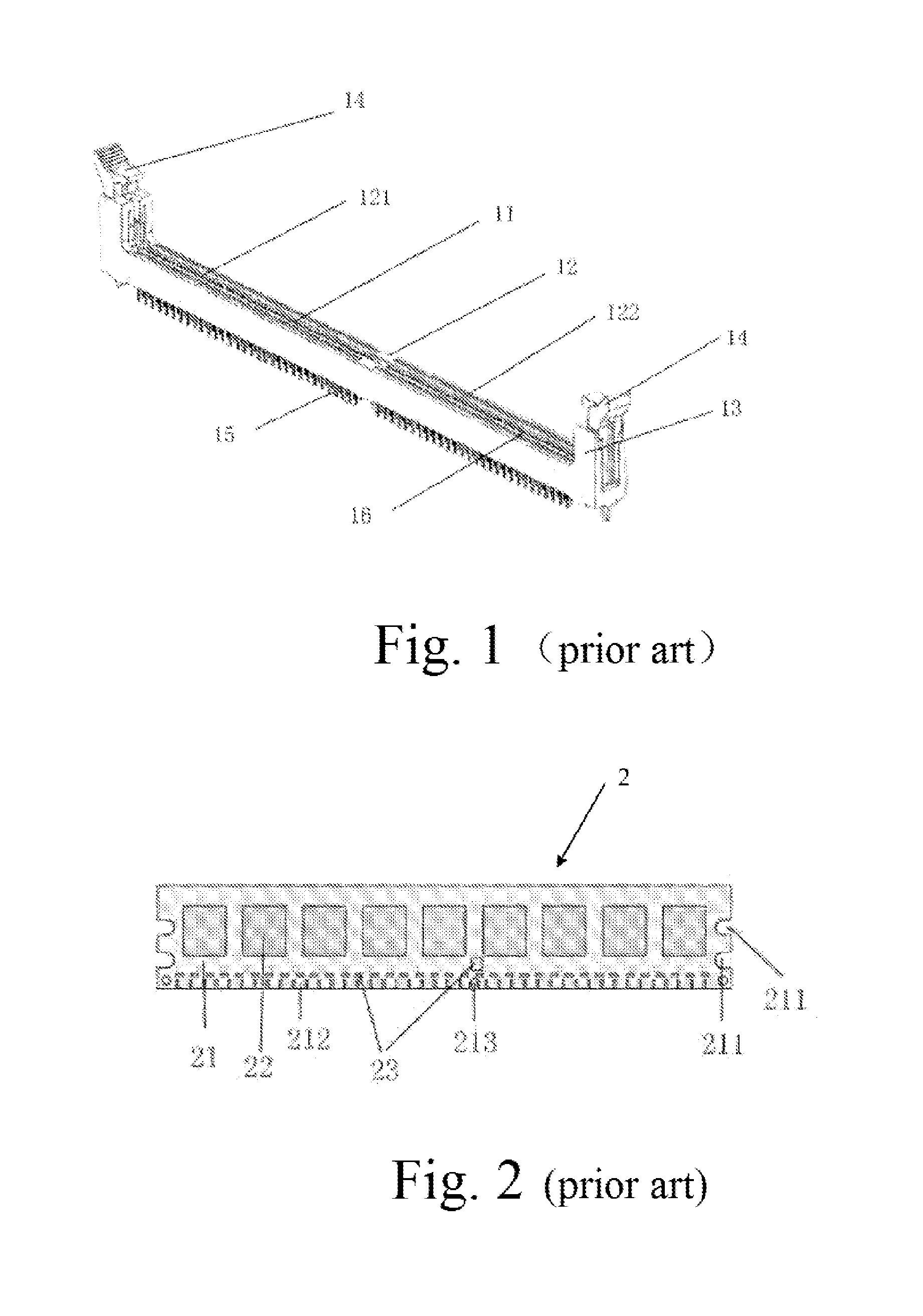 Memory fastening device, computer motherboard and computer