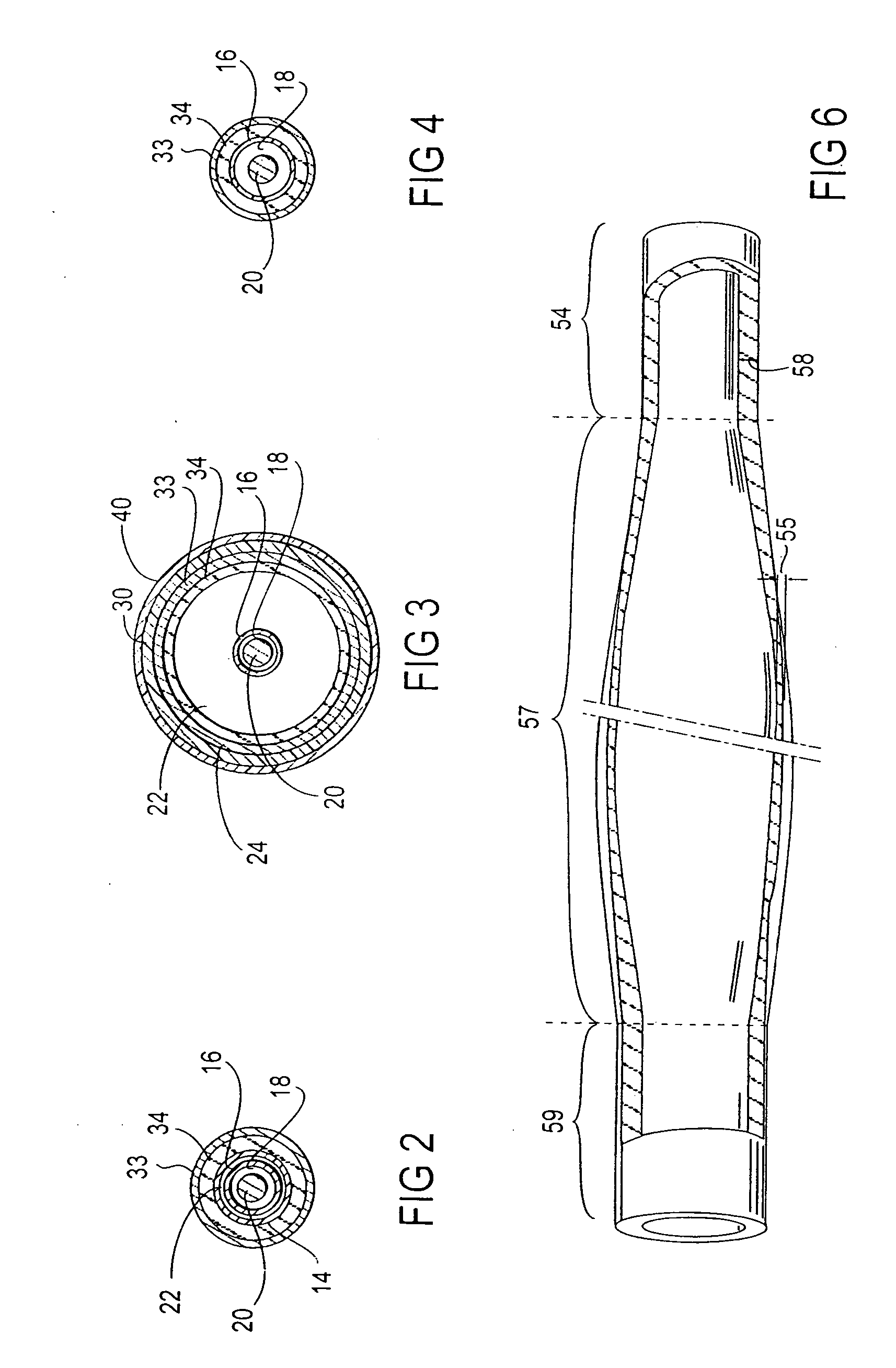 Catheter balloon liner with variable thickness and method for making same