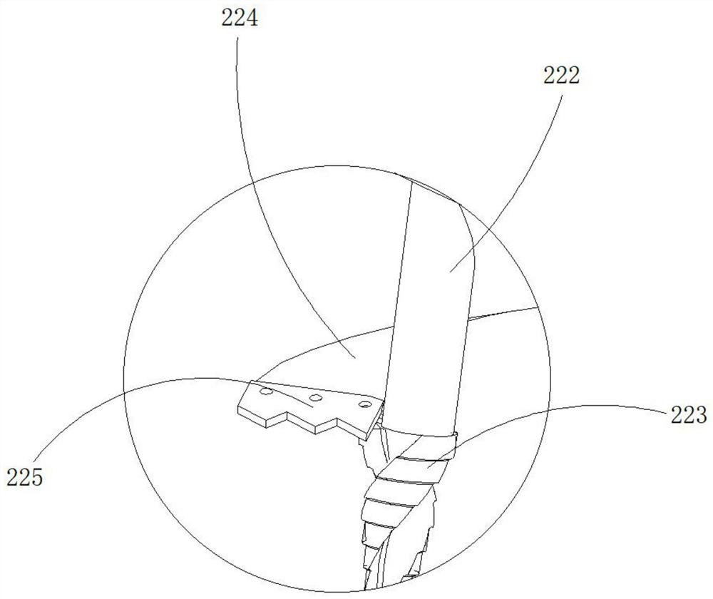 Drilling device with dust removal function