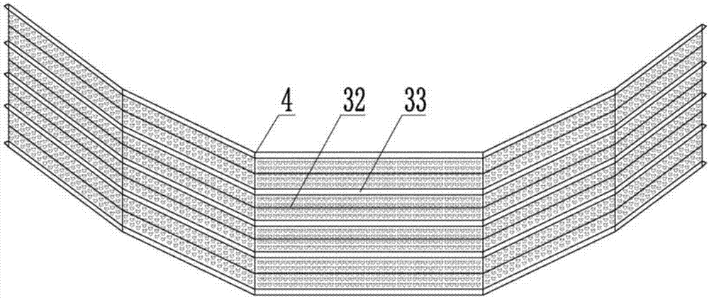 Cavity floor with pores being formed through steel net body