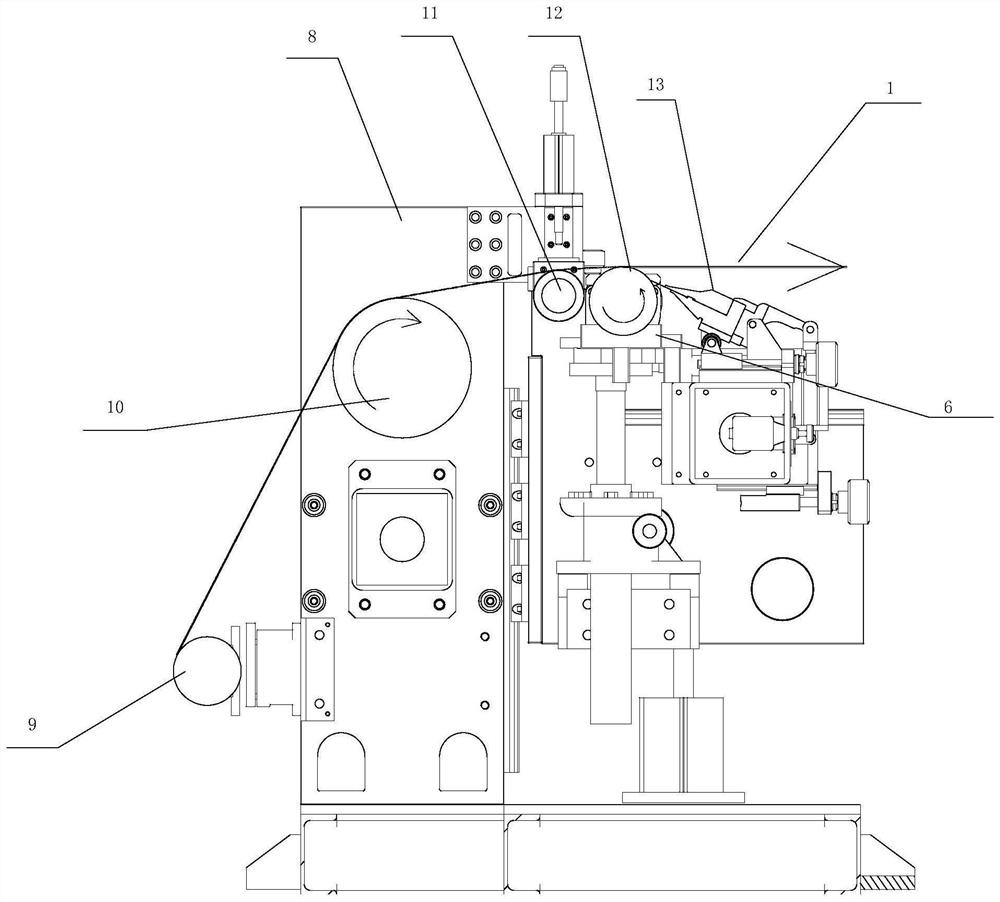 Double-sided coating equipment and processing technology applying double-sided coating equipment