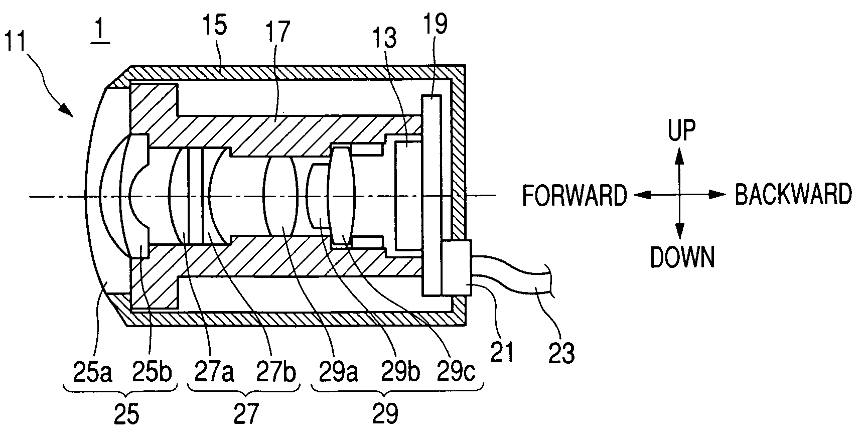 Camera unit and apparatus for monitoring vehicle periphery