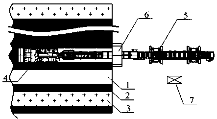 End slope mining method by using open-air end slope ore continuous miner