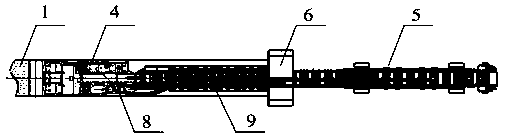 End slope mining method by using open-air end slope ore continuous miner