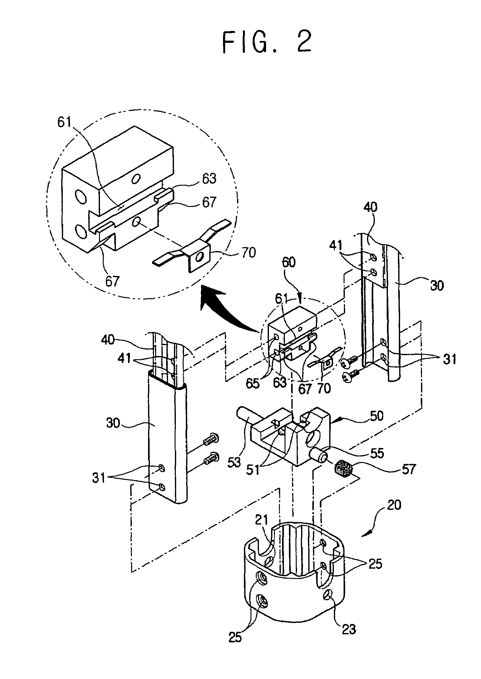 Stand for supporting a monitor main body