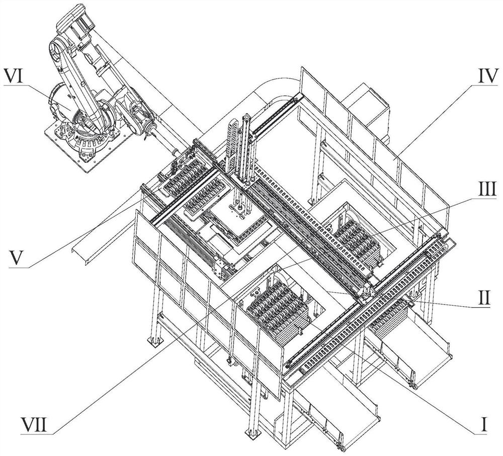 Automatic tray feeding system and using method