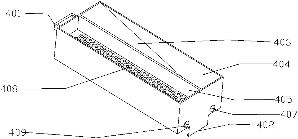 Drinking water device for pigs