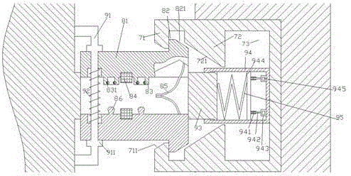 Electric device locking component with high security performance