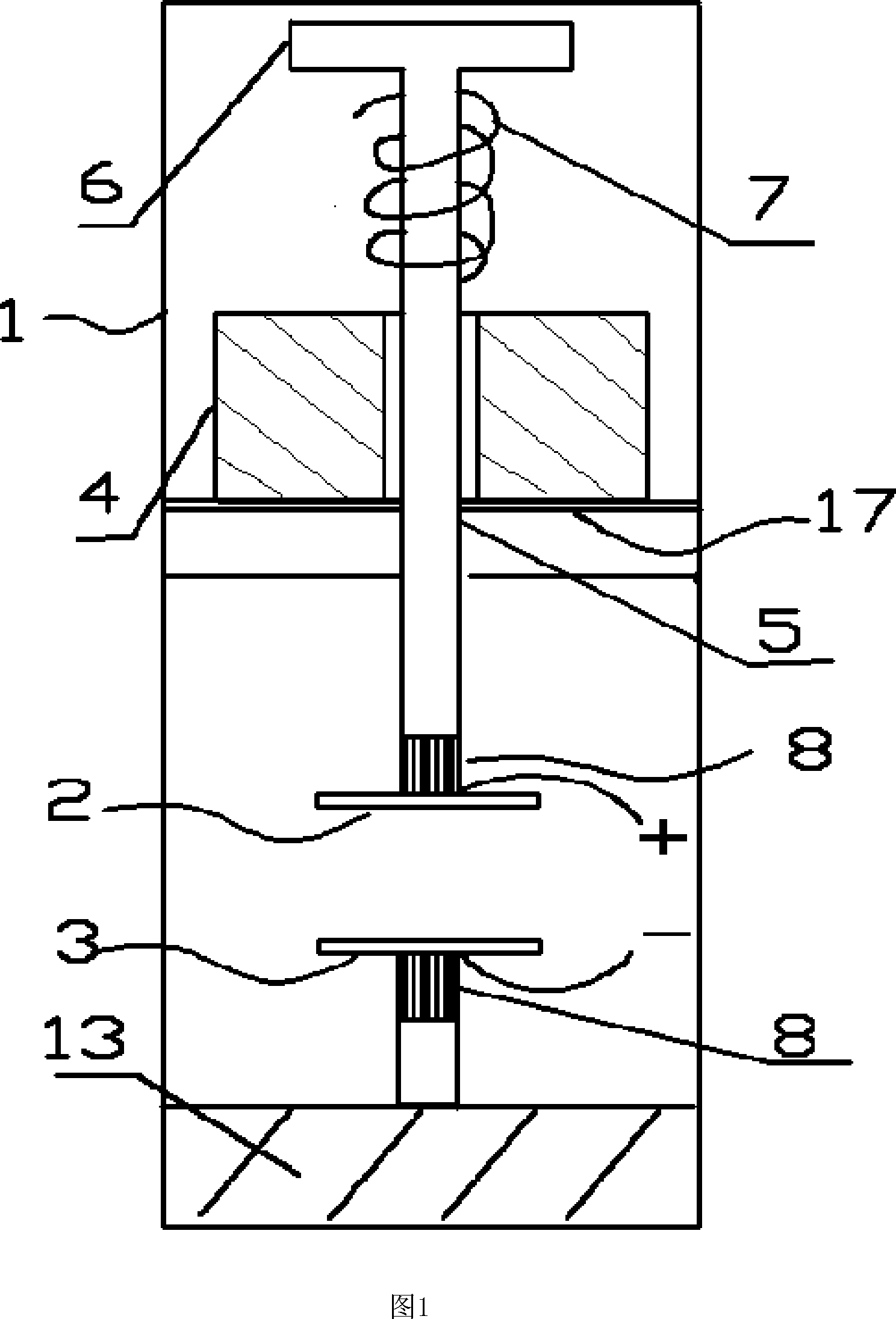 Fuel battery membrane electrode leak detector