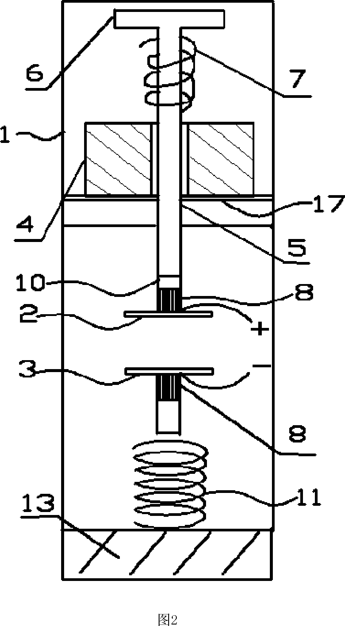 Fuel battery membrane electrode leak detector