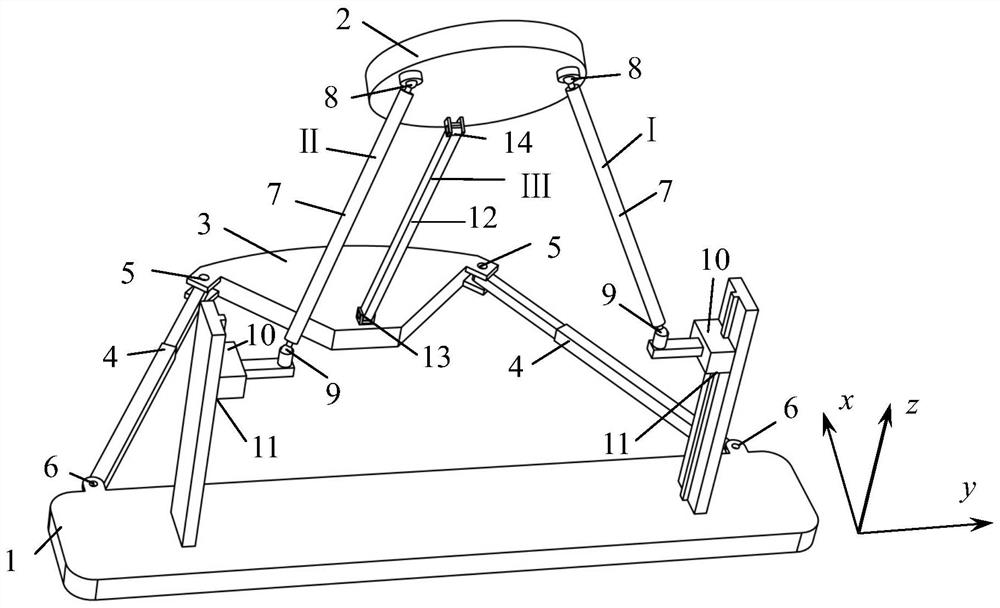 A split-type five-degree-of-freedom parallel mechanism