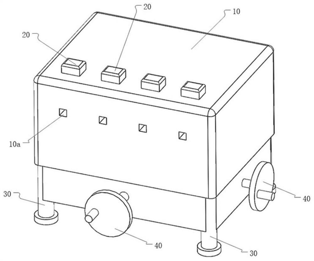 Traction marking device of surgical suture