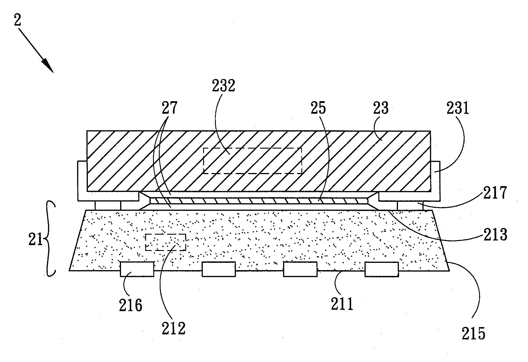 Three-dimensional package structure