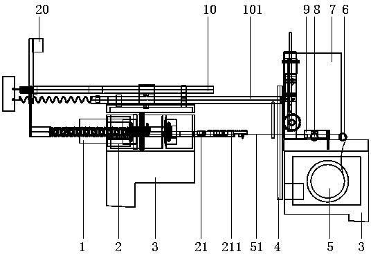 Strapping device for high-stalk crops