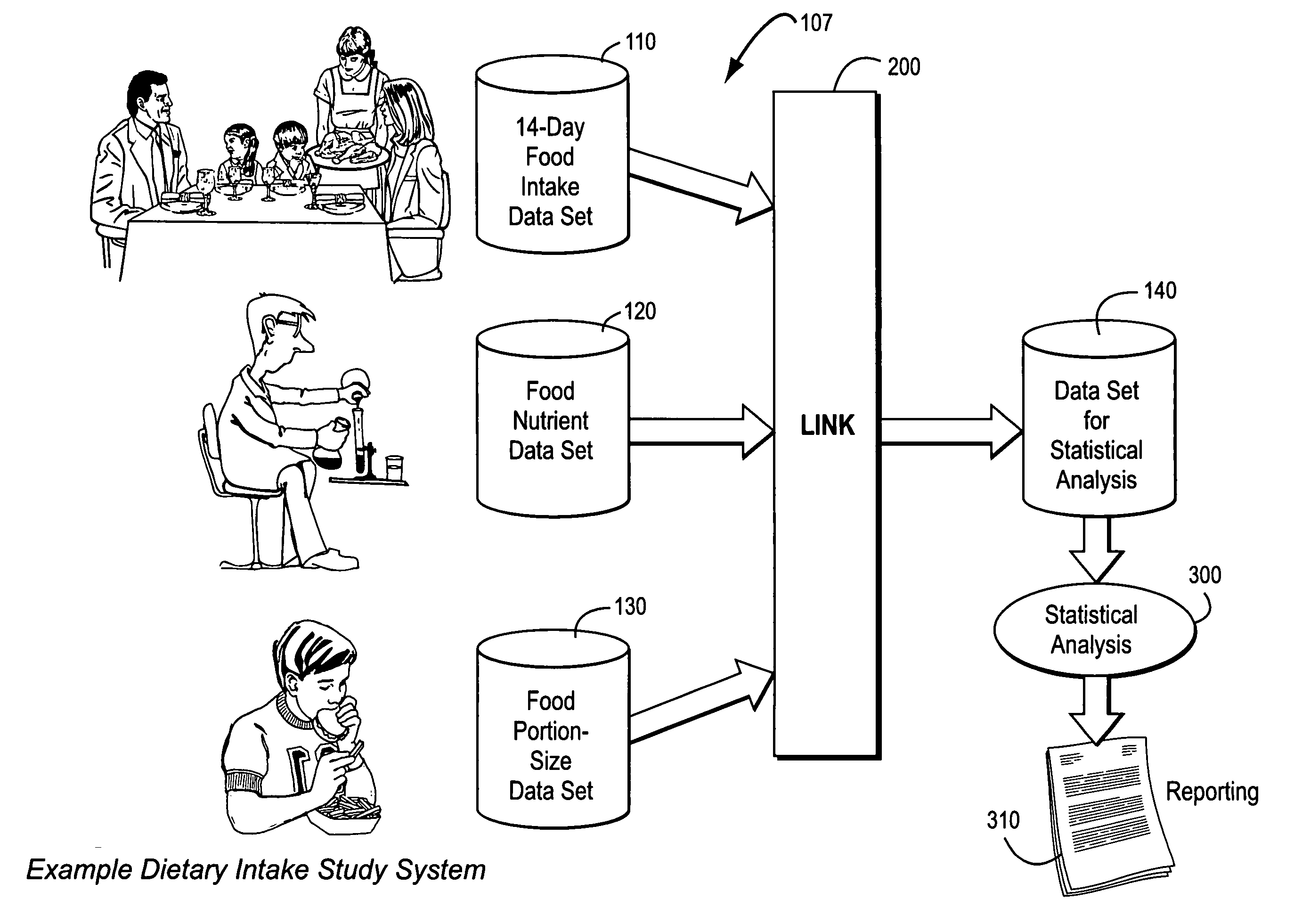 Systems and methods for determining nutrients within dietary intake