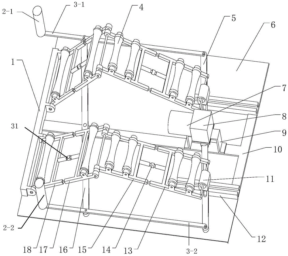 A horizontal upper and lower limb rehabilitation training device