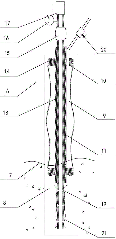 Method for controlling water-rich fractured rock mass comprehensive grouting under effective sealing batholite shortage condition