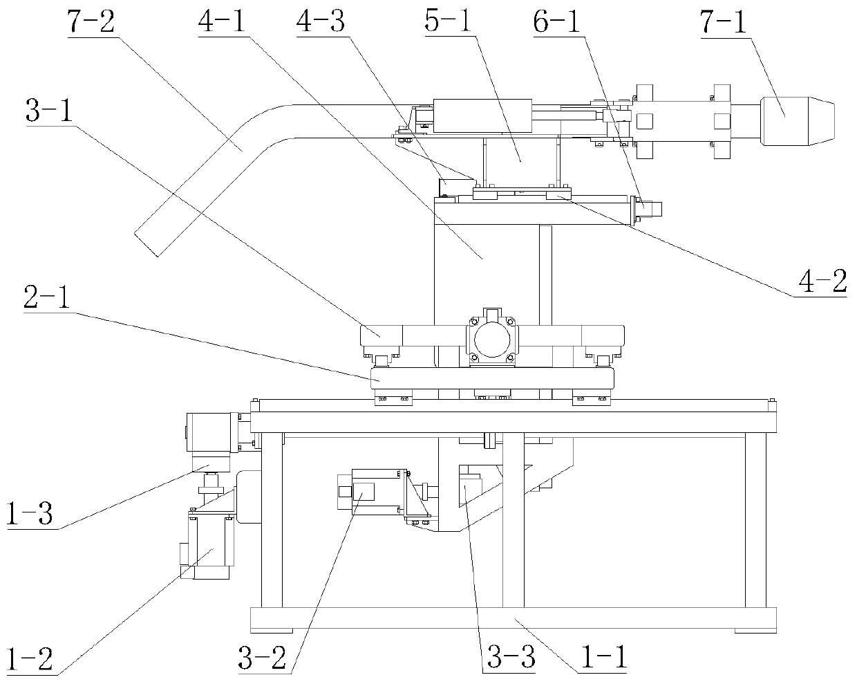 Automatic docking device and method for right angle coordinate flexibility non-contact type connector