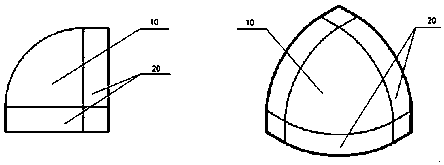 One-eighth ball-angle aluminum alloy head and manufacturing method thereof