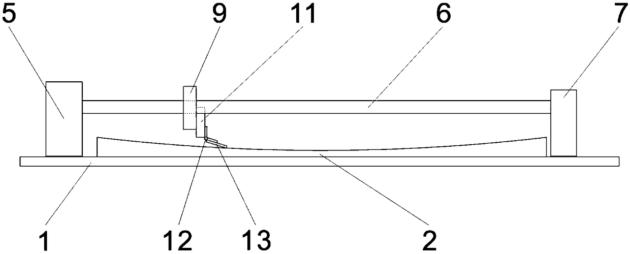 Geological structure physical simulation experiment device for ultra-high gravity field of large-scale centrifugal machine