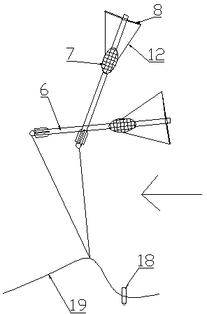 An automatic ebb drying device for laver culture, a culture device and a tidal range automatic ebb drying method