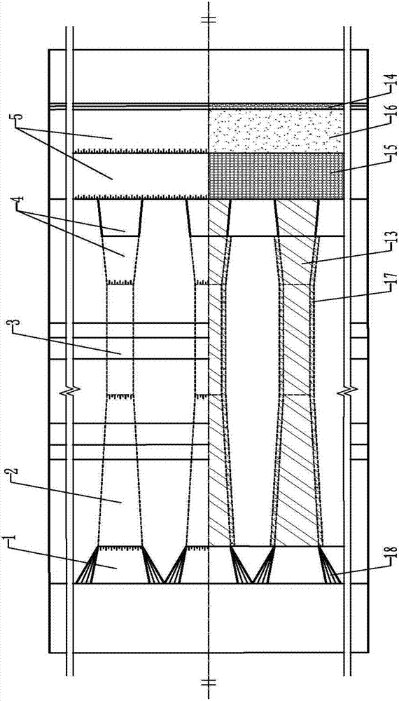 Subgrade of sand transportation railway