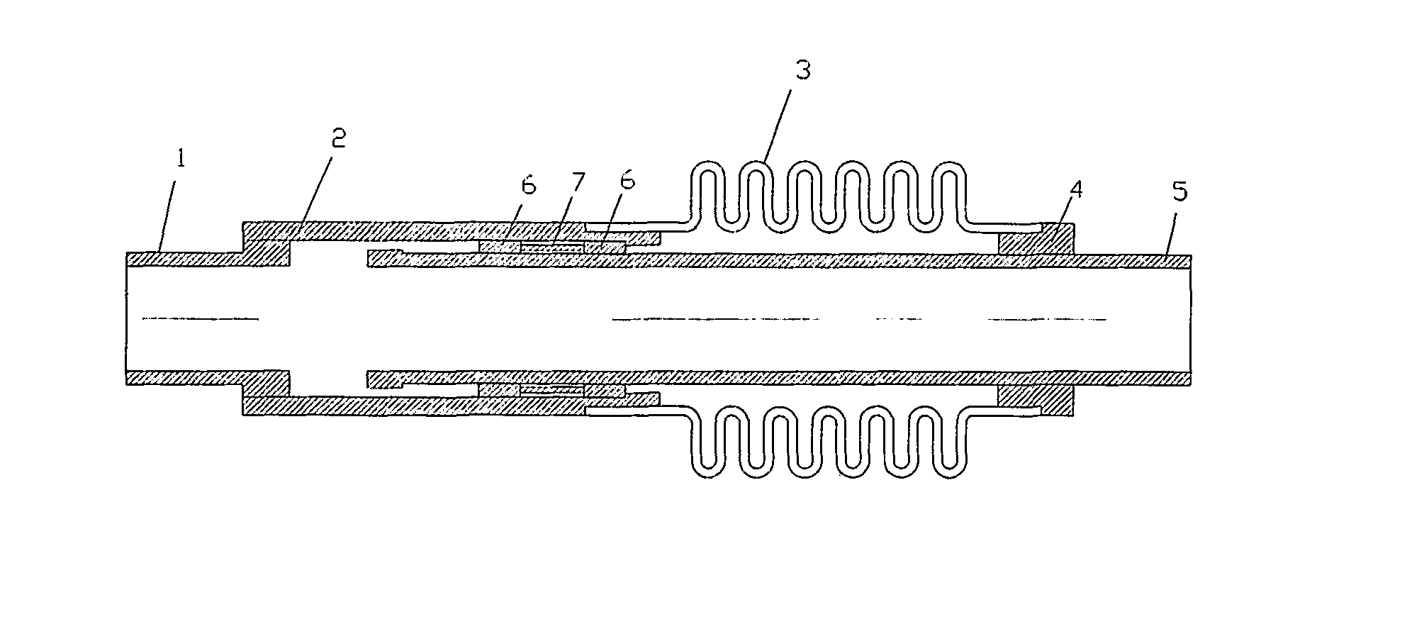 High-temperature and high-pressure bellow compensator