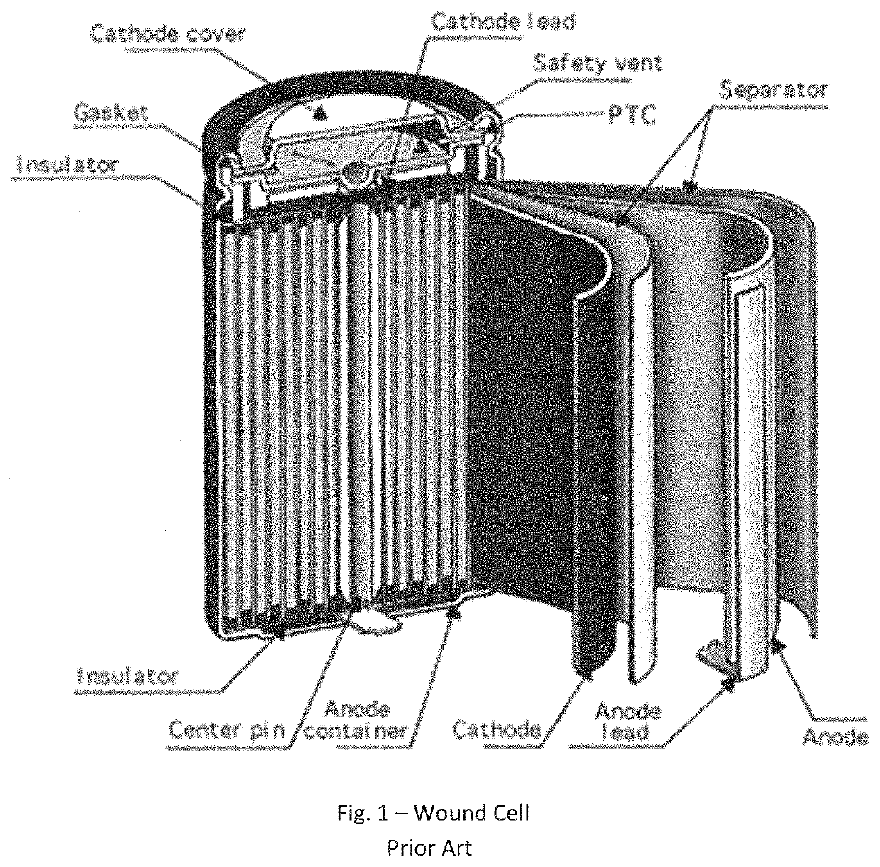 Battery connections and metallized film components in energy storage devices having internal fuses