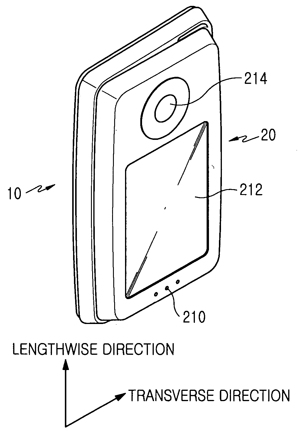 Sliding and swing type portable terminal