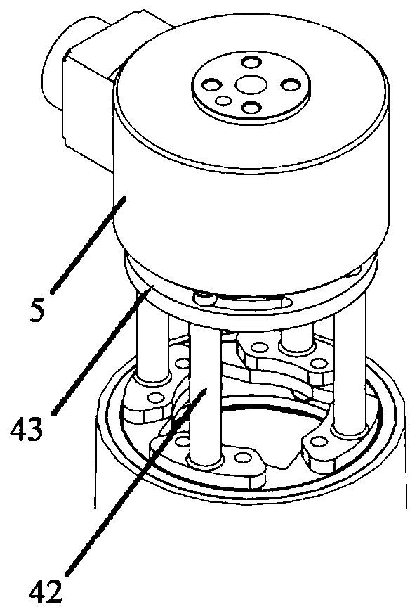 Floating fan tower tube scale model capable of simulating tower shadow effects and yaw errors