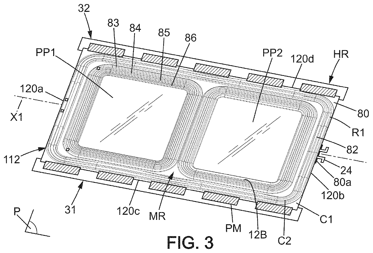 Freeze/thaw containment system for flexible pouch filled with biopharmaceutical fluid, and method of assembling a freeze/thaw containment system, using a protecting body