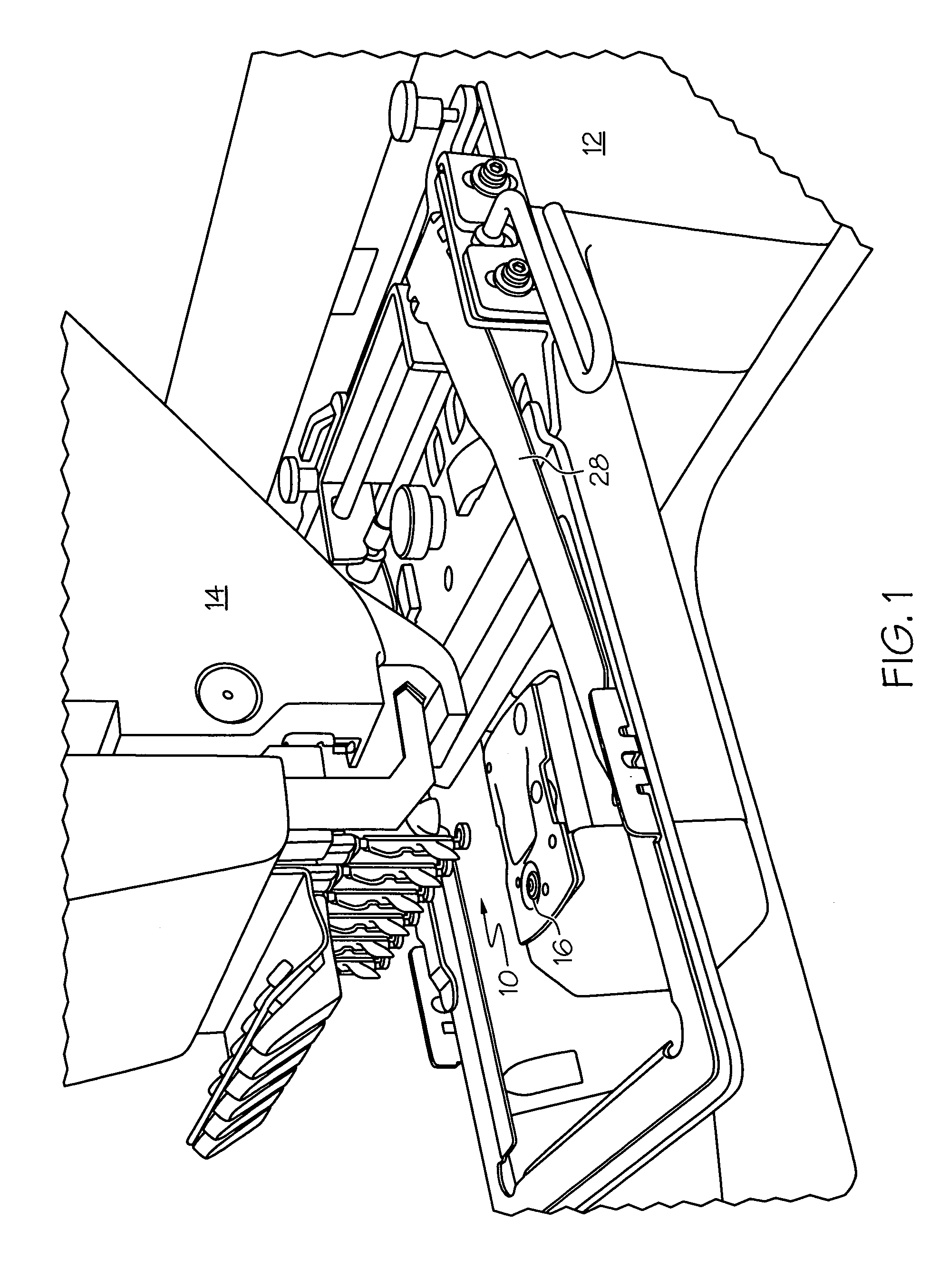 Low profile clamp for embroidery machine