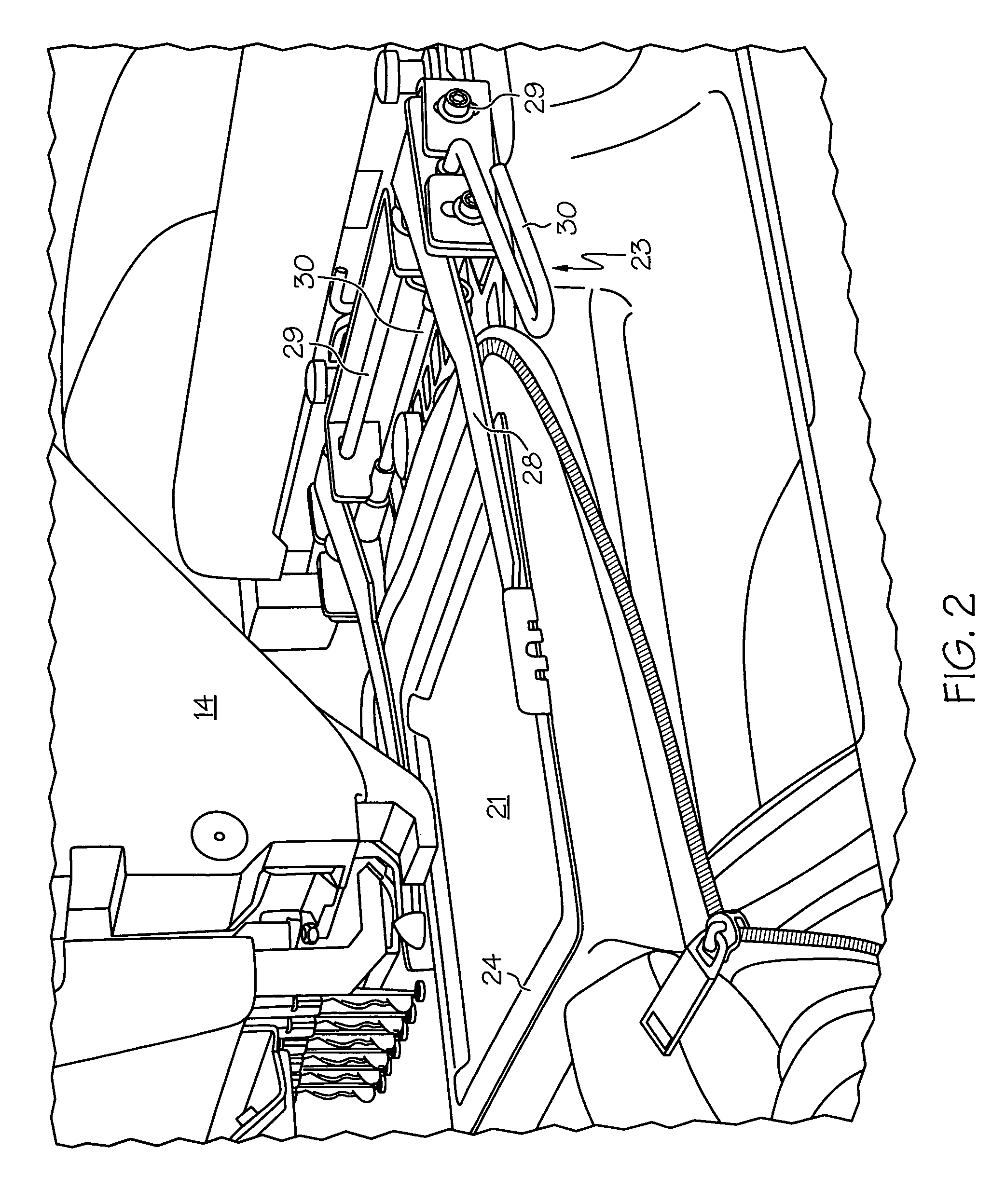 Low profile clamp for embroidery machine