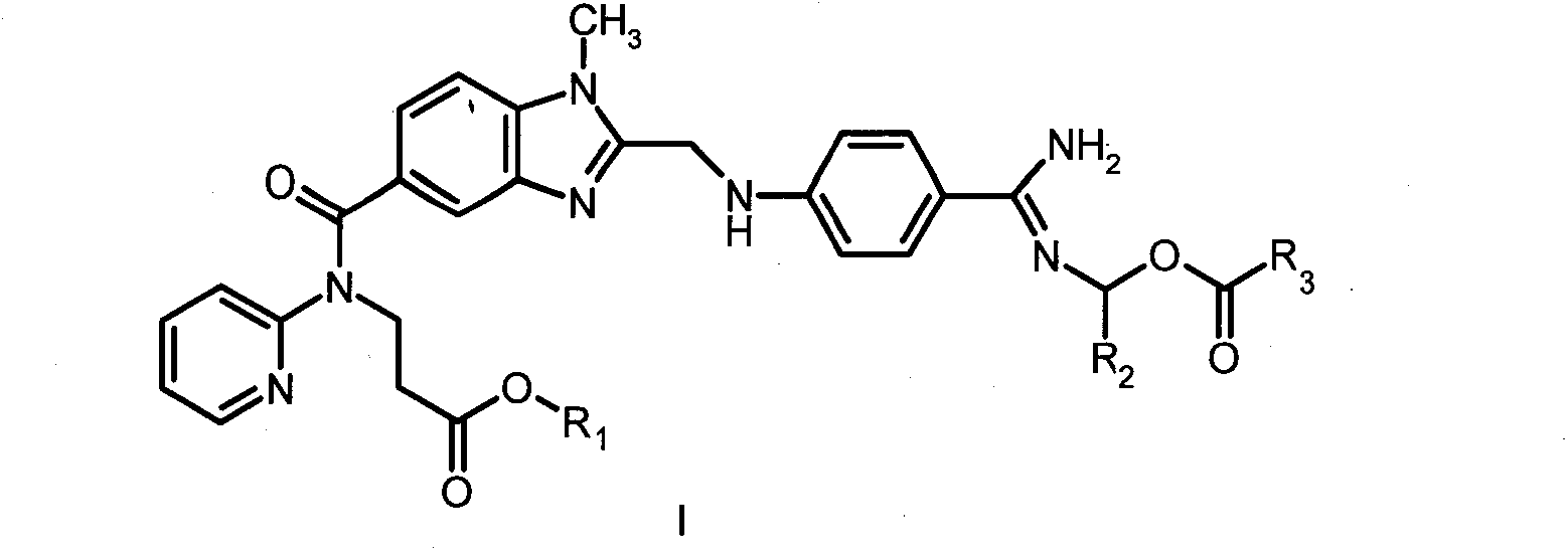 Dabigatran ester derivatives as prodrug