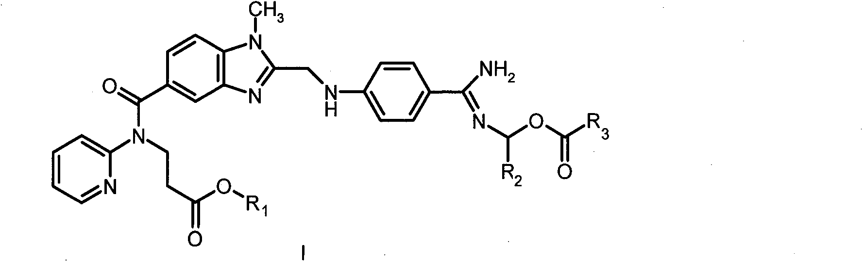 Dabigatran ester derivatives as prodrug