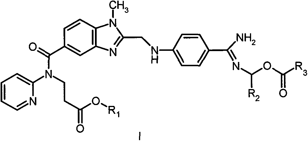 Dabigatran ester derivatives as prodrug