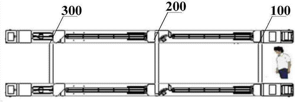 Entry and exit examination system