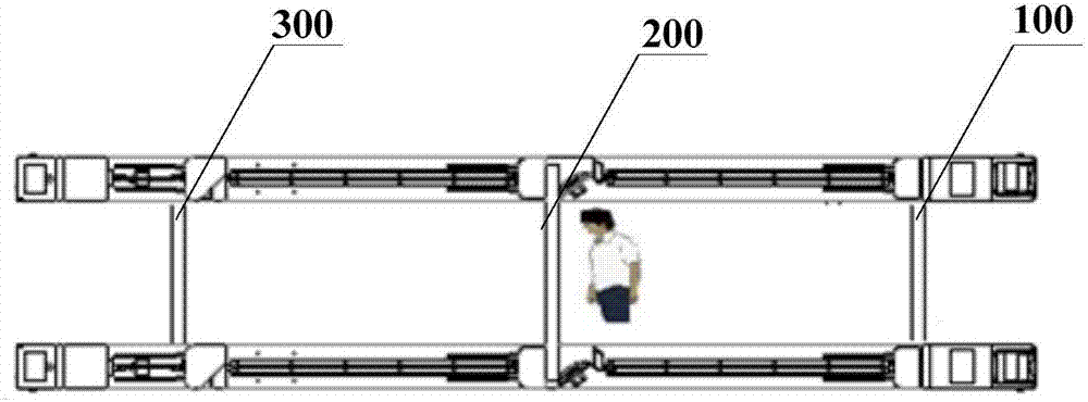 Entry and exit examination system