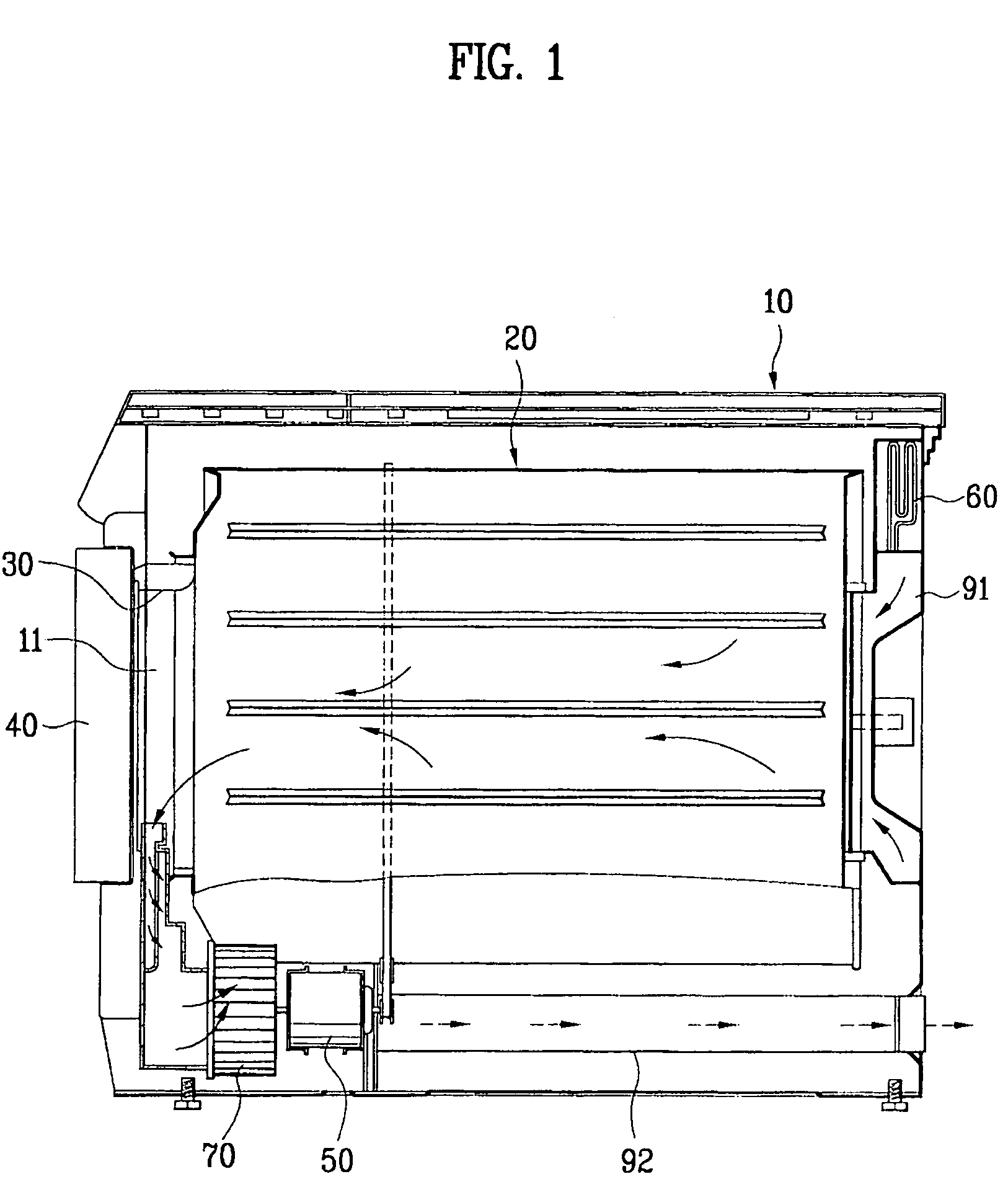 Combination dryer and method thereof