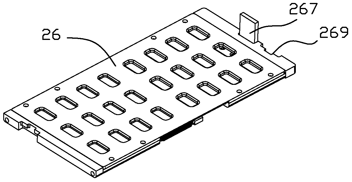 Stuffing feeding tray and off-line stuffing feeding device with same