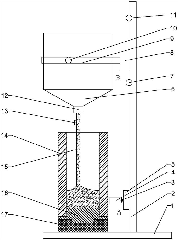 Isostatic pressing soft die sleeve weight-limiting isovolumetric powder filling process and device