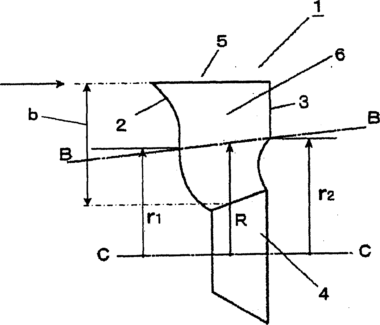 Air feeder vane wheel