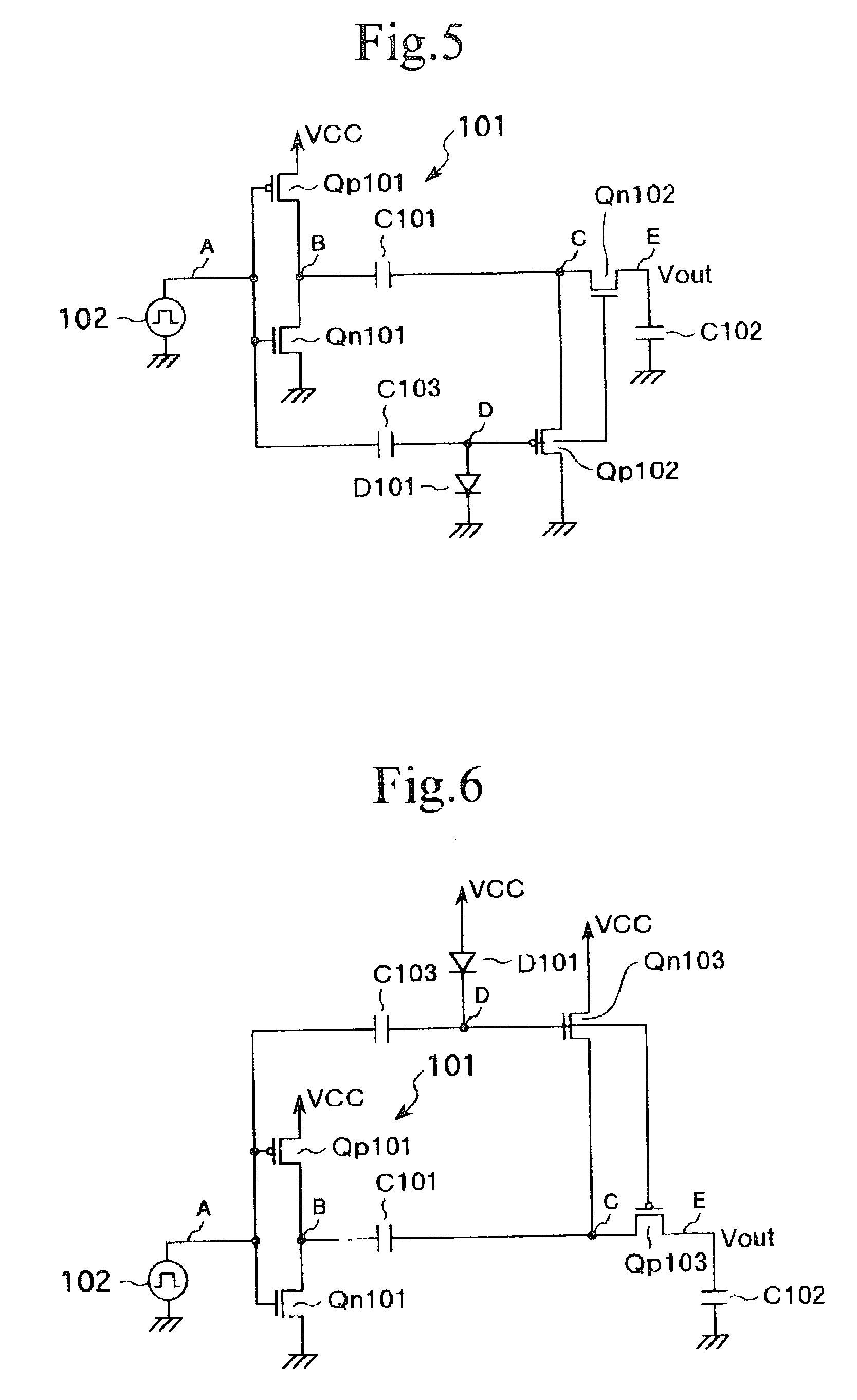 Source voltage conversion circuit and its control method, display, and portable terminal