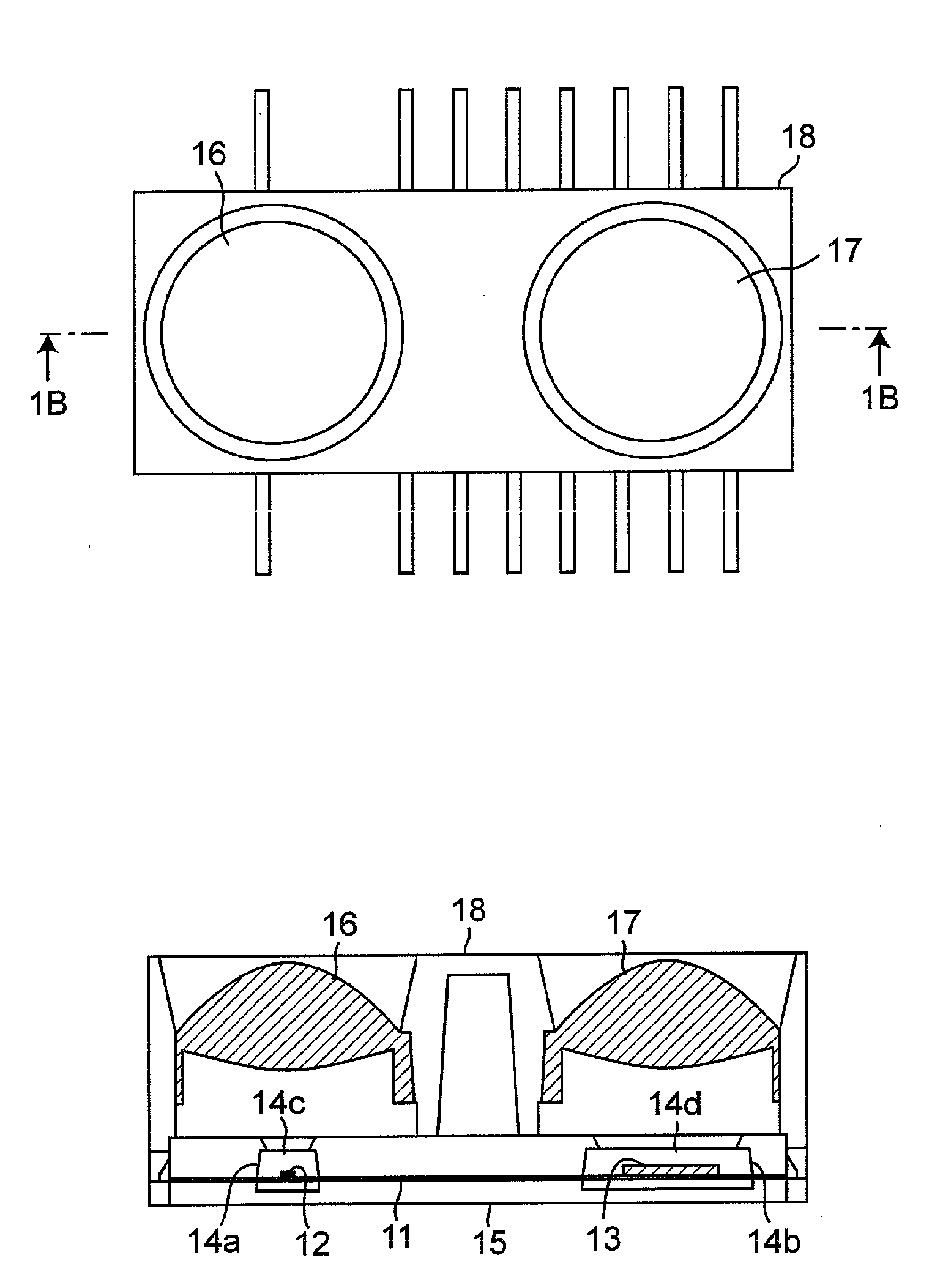 Optical ranging sensor and electronic equipment