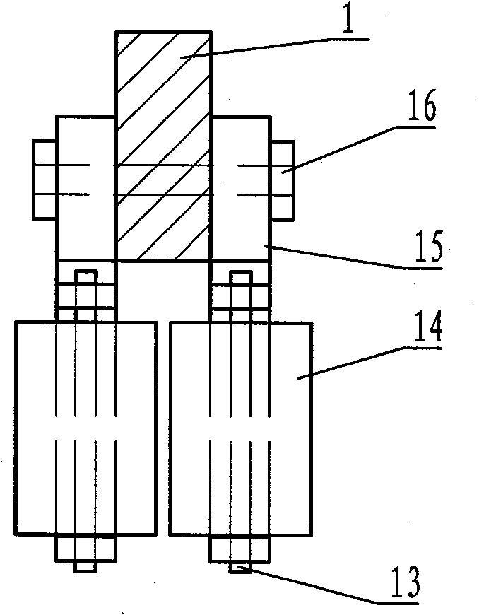 General combined type stringing pulley