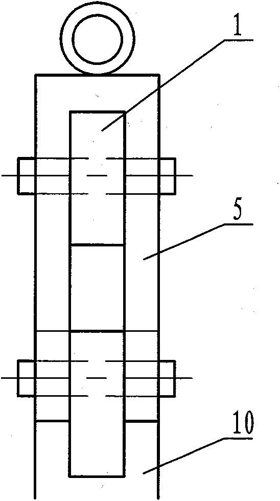 General combined type stringing pulley