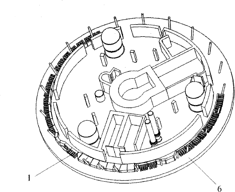 Containment sump filter of horizontal pressurized water reactor (PWR) nuclear power plant