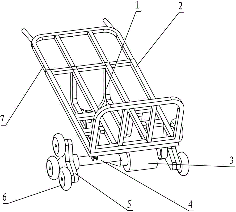 Power stair climbing vehicle