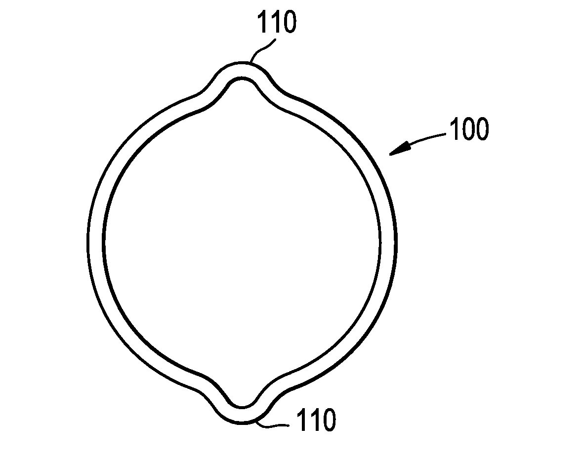 Tubular bat shape with longitudinal key, for use with the pick-up reel of a harvester