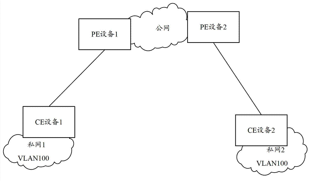 Message transmitting method and switching device based on bridge protocol data unit tunnel